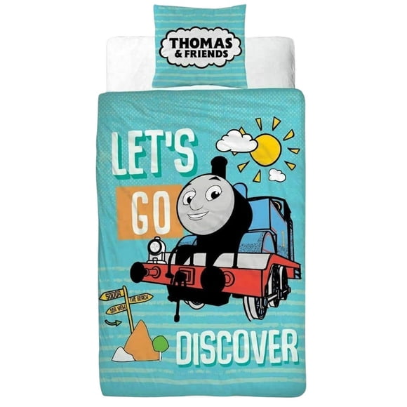 Thomas & Friends Boys/Girls Let's Go Discover Reversible Duvet Set