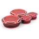 thumbnail image 2 of 4x Cnc Aluminum Frame Hole Cap Cover Plug Bolts Protector Replacement For 400 800 1100 Durable Motorcycle Accessories, Red, 2 of 5