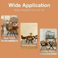 thumbnail image 6 of Homy Casa Reception Chairs Set of 2 Swivel Office Reception Guest Chair with Padded Arms for Conference Reception Lobby, Suede Brown, 6 of 8