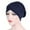 2_Navy, variant on Lroveb Turbans for Women Head Wrap Hijab Muslim Ruffle Cancer Chemo Hat Beanie Scarf Turban Cap Hat
