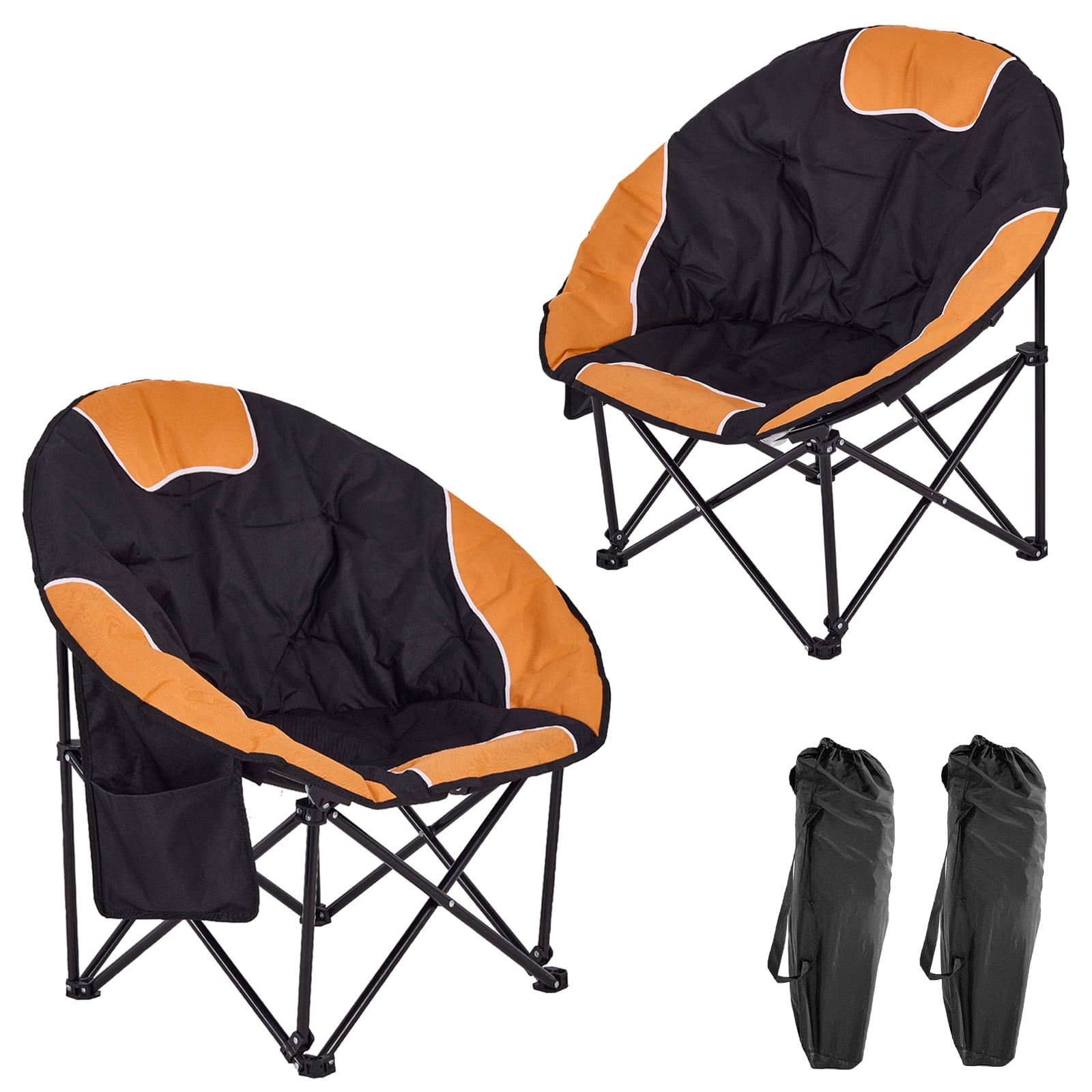 BIGTREE Oversized Folding Camping Moon Chair Portable Outdoor Fishing