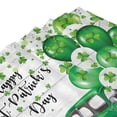 thumbnail image 6 of JOOCAR St. Patrick's Day Shower Curtain, Green Clover Shamrock Shower Curtain Falling Leaves Cloth Bath Curtains Irish Saints Shower Curtain Spring Holiday Shower Curtain Set with Hooks, 72X72 Inch, 6 of 7