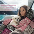 thumbnail image 3 of Sister Gifts from Sister - Birthday Gifts for Women Throw Blanket 60"X50", Idee Cadeau Femme, 3 of 6