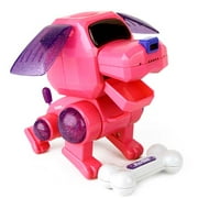 Poo-Chi: Pink with Purple Sparkle Ears