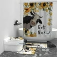 thumbnail image 4 of Environmentally friendly polyester waterproof printed animal bathroom shower curtain, household partition curtain, 70“x 70”, 4 of 8