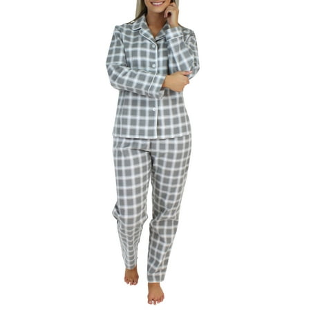 PajamaMania - PajamaMania Women's Flannel Long Sleeve Pajama Set ...
