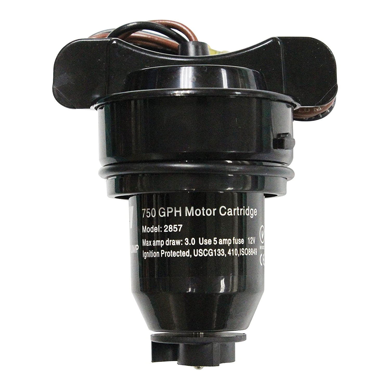 Johnson Pumps 28572 750 GPH Cartridge Bilge Replacement Motor - Walmart.com
