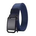 thumbnail image 2 of Men Belt Automatic Buckle Adjustable Length Comfortable Canvas Waistband Outdoor Training Belt Outfit Accessories, 2 of 8