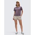 thumbnail image 3 of Remera CRZ YOGA de Algodón Pima Ajuste Relajado Morada Talle S, 3 of 5
