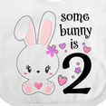 thumbnail image 4 of Inktastic Somebunny is Two-second Birthday Bunny Boys or Girls Baby Bib, 4 of 4