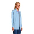 thumbnail image 3 of Lands' End Women's Tall Cotton Open Long Cardigan Sweater, 3 of 3