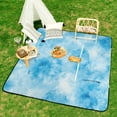 thumbnail image 6 of Colorful Tie Dye Vortex Waterproof Picnic Blanket with Foldable Zipper, Suitable for Outdoor Use, Suitable for Travel, Camping, Beaches, Parks, Grasslands, Picnic Blanket Accessories, 6 of 7
