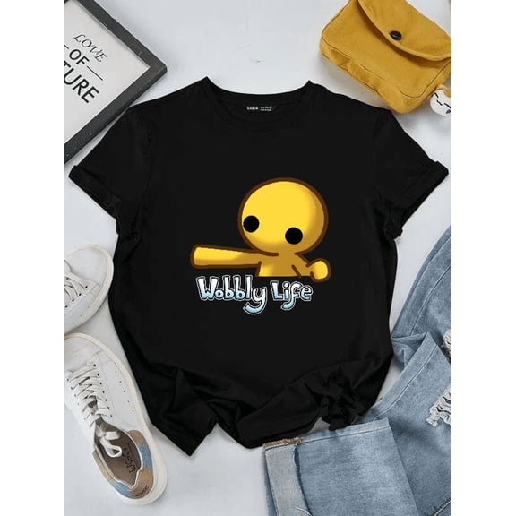Wobbly Life Video Game Cute Character Gamer Gift Unisex T-Shirt V70469, S-5XL