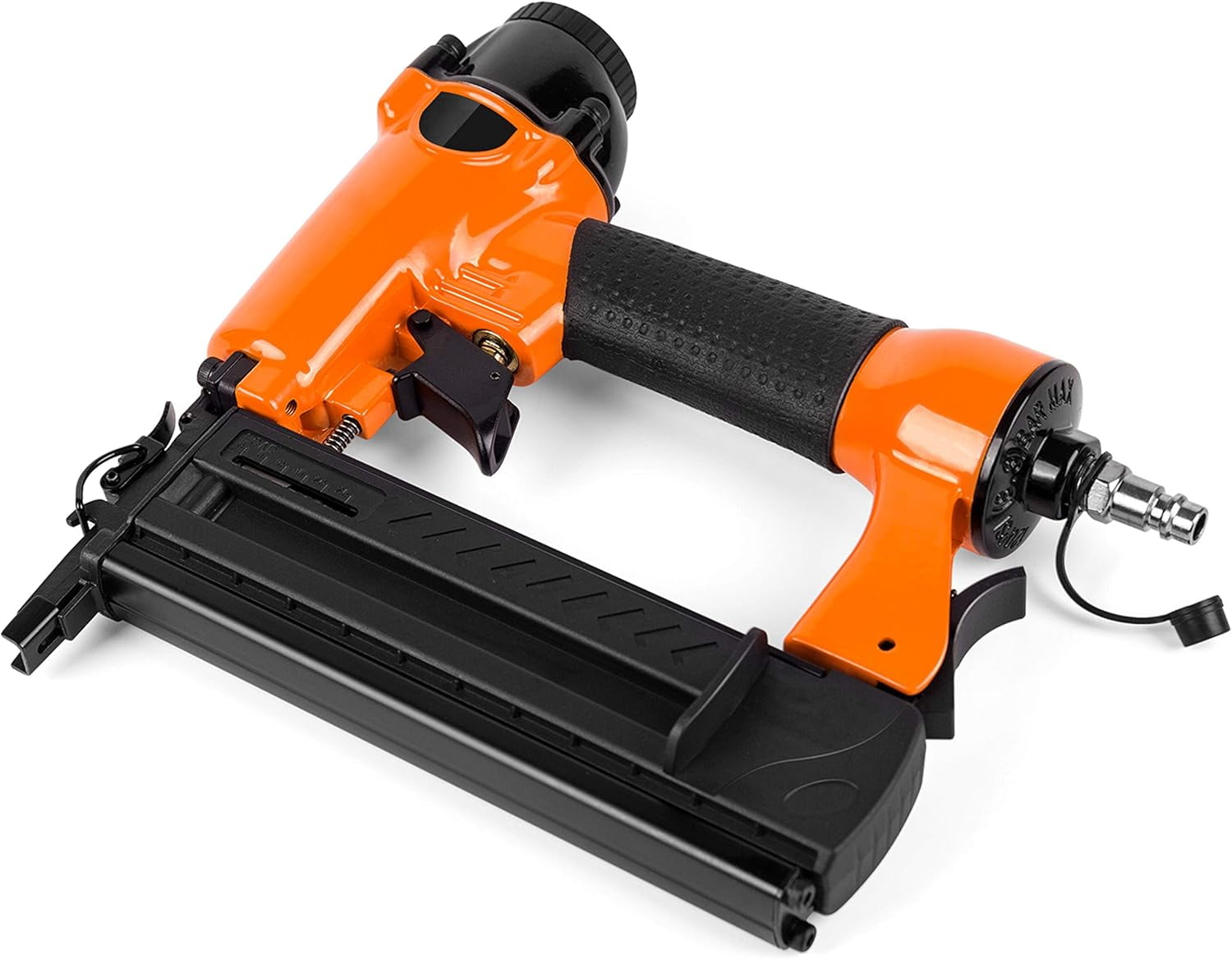 Pneumatic Brad Nailer, 2 in 1 Nail Gun Staple Gun Fires 18 Gauge 2 Inch Brad Nails and Crown 1-5/8 inch Staples with Carrying Case and Safety Glasses