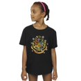 thumbnail image 2 of Harry Potter Girls Christmas Crest Cotton T-Shirt, 2 of 3