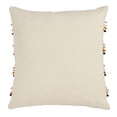thumbnail image 3 of Saro Lifestyle Pom Pom Appliqué Down Filled Throw Pillow, 3 of 5