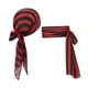 thumbnail image 3 of Conjunto de disfraz de pirata, turbante, banda para la cabeza, pañuelo, diadema, disfraz decorativo Negro Rojo, 3 of 7