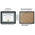 thumbnail image 5 of Americanflat 8.5x11 Diploma Frame Storage Quick Change Frames Holds Documents Collection Tabletop - Black, 5 of 8