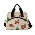thumbnail image 2 of 10L Tote Insulated Reusable Lunch Bag With Adjustable Strap Santa Various Poses, 2 of 6