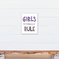 thumbnail image 4 of Creative Products Girls Totally Rule 11x14 Canvas Wall Art, 4 of 5