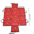 thumbnail image 4 of Unique Bargains 1 Pc Waterproof Pet Car Seat Cover for Dog Cat Paw Prints Red, 4 of 6
