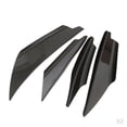 thumbnail image 1 of 8pcs / Set Universal De Fibra De Carbono Parachoques Delantero Cuerpo Spoiler Canards Splitter Aletas s shamjiam Aleta divisora ​​del parachoques delantero, 1 of 8