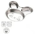 thumbnail image 3 of i Kito Easter Rabbit Plates, Stainless Steel Children Plates with Dividers, Kids Cartoon Plates, 3 of 6