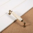 thumbnail image 3 of Tiradores de armario clásicos, juego de 1 manijas de cerámica antiguas para puertas de armarios y guardarropas de cocina, 3 of 4