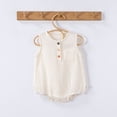 thumbnail image 2 of MEZZALL Baby Girls Bodysuit One-Pieces O-Neck Onesies Summer Outfits Soft Breathable Romper For Toddler Casual Loose Fit Outfits Dailywear Leisure / 0-3 Months, 2 of 4