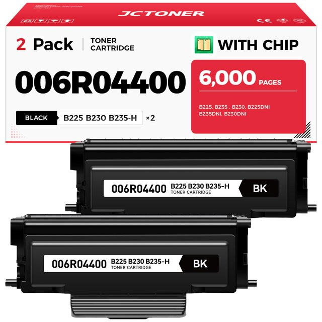 Cartucho de tóner JCTONER B230 B225 B235 negro de alta capacidad, paquete de 2