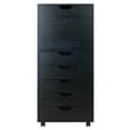 thumbnail image 2 of Winsome Halifax 5-Drawer Storage Mobile Cabinet 20616, Black Finish, 2 of 10