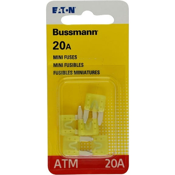 Bussman BP/ATM-20 RP 20 Amp Mini Fuses 5 Count