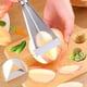 thumbnail image 4 of Cuchillo para tallar frutas, herramienta para tallar, herramienta para tallar en forma triangular, acero inoxidable multifuncional para el hogar y la cocina Tallado creativo de frutas y verduras, 4 of 5