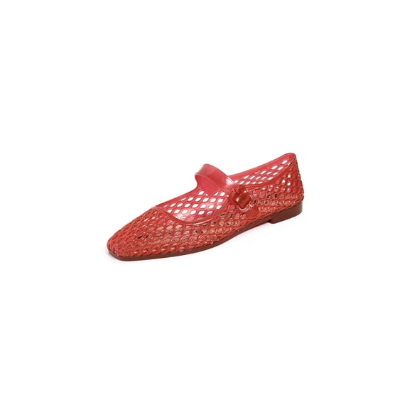 Zapatos Sam Edelman Michaela Jelly Mary Jane Plano Rojo Talla 10