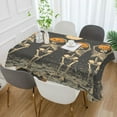 thumbnail image 2 of Yayeee Tablecloths 60" x 108" Rectangle Wrinkle Resistant Party Table Cover, Beige Halloween Skeleton, 2 of 8