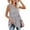 Gray tank tops, variant on Wycnly Summer Tank Tops Solid V-Neck Sleeveless T Shirts for Women Comfy Soft Knitted Waffle Loose Swing Vest Blouses Green m Clearance Under $5