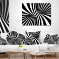 thumbnail image 5 of DESIGN ART Designart "Black and White Spiral" Digital Canvas Art Print 12 in. wide x 8 in. high, 5 of 5