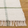 thumbnail image 3 of SAFAVIEH Montauk Bevin Checkered Area Rug, Ivory/Green, 6' x 9', 3 of 10