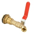 1/2 Inch Rain Barrel Spigot Ball Valve Faucet with Bulkhead for Water