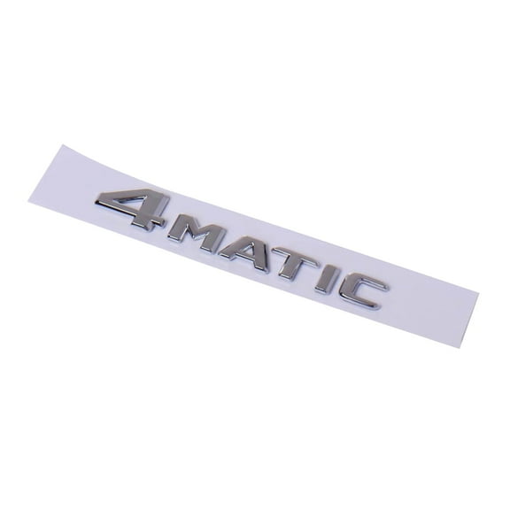 High Quality 3D Chrome Discharge Capacity Car Model Refitting Badge Sticker Car Trunk Rear Emblem Badge Chrome Letters For Mercedes 4-Matic 4Matic