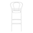 thumbnail image 5 of Luxury Commercial Living 41.75" White Solid Outdoor Patio Bar Stool, 5 of 6