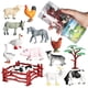 thumbnail image 5 of Fiudx juguetes para niños pequeños 12 juegos de adornos de modelo de traje de aves de corral y animales pequeños de simulación colorida, 5 of 7