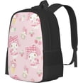 thumbnail image 2 of Cartoon 3d Print Backpack My Bunny Melody Backpack Lightweight Travel Laptop Bag Adults Daypack, 2 of 9