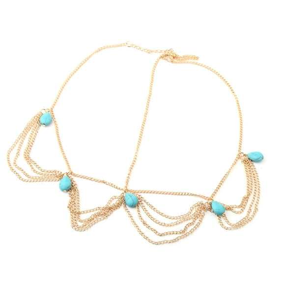 Aellinatey Forehead Chain Head Chain Crystal Headpiece Forehead Headband Hair Jewelry