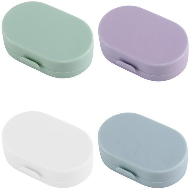 Estuches para lentes de contacto XCF 4 piezas con espejo pinzas y palo