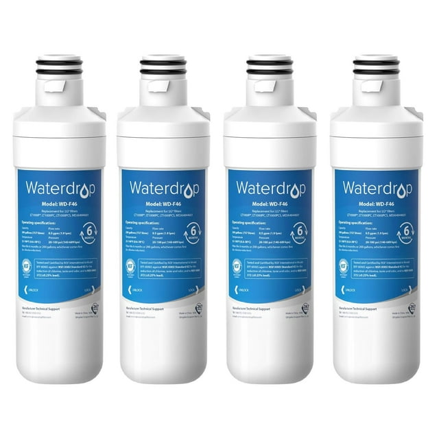 Filtro de agua para refrigerador Waterdrop LT1000PC para LG® LT1000P®