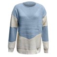 thumbnail image 4 of Aoochasliy Womens Sweaters Clothes Pullover Cardigan Solid Color Long Sleeve Round-Neck Ruched Blouse Tops, 4 of 5