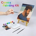 thumbnail image 2 of VOCHIC Paint and Sip Kit, Pre Drawn Canvas Painting Kit for Adults Painting Twist Party Supplies to Paint Dreadlocks Man Art Set for Beginner Gift Favor, 8 Acrylic Colors, 3 Brush,1 Pallet (8x10), 2 of 7