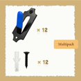 thumbnail image 4 of Perchas LAJIAOZ con forma de calavera, 12 unidades, acero inoxidable, color azul, 4 of 9