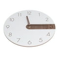 thumbnail image 3 of Household AppliancesRound Clock Simple Mute Wooden Clock Wall Clock High Capacity, 3 of 5